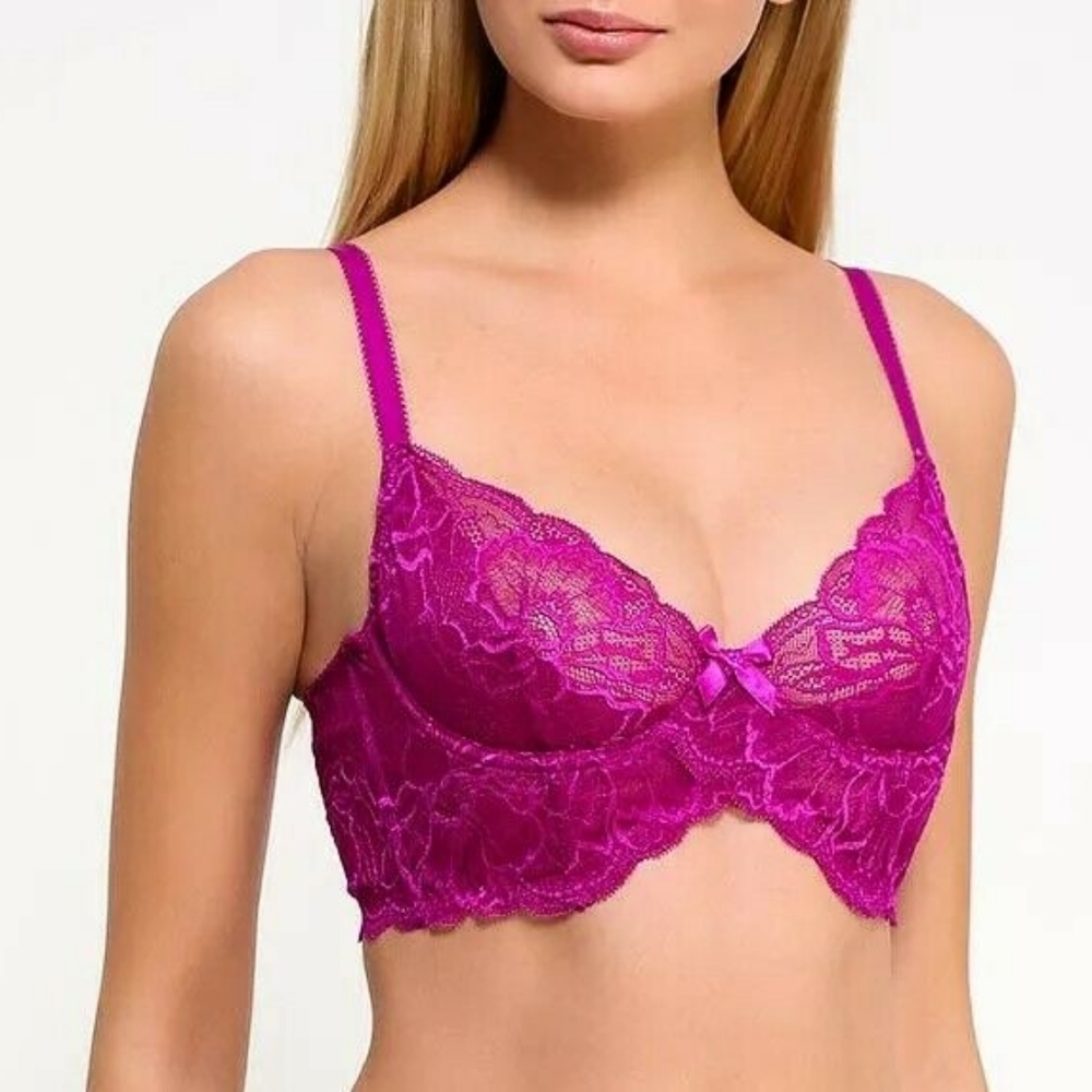 L'Agent by Agent Provocateur Leola cerise bra 34C